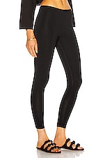 ALAÏA Stretch Legging in Noir, view 2, click to view large image.