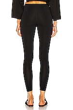 ALAÏA Stretch Legging in Noir, view 3, click to view large image.