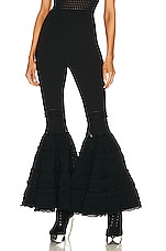 ALAÏA Crino Leggings in Black, view 1, click to view large image.