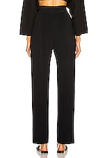 ALAÏA Tailored Pant in Noir, view 3, click to view large image.