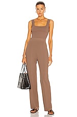 ALAÏA Tailored Pant in Savane, view 4, click to view large image.