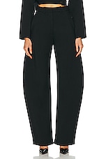 ALAÏA Round Pants in Noir, view 1, click to view large image.