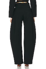 ALAÏA Round Pants in Noir, view 3, click to view large image.