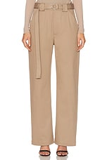 ALAÏA Cargo Pant in Tan, view 1, click to view large image.