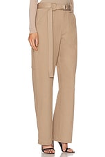 ALAÏA Cargo Pant in Tan, view 2, click to view large image.