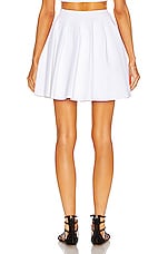 ALAÏA Edition 2013 Mini Skirt in Blanc, view 3, click to view large image.