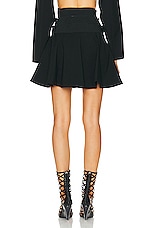 ALAÏA Buckle skirt in Noir ALA?A, view 3, click to view large image.