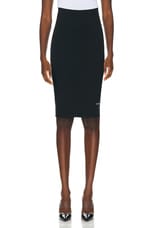 ALAÏA Sculpting Skirt in Noir, view 1, click to view large image.