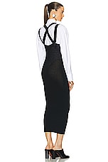 ALAÏA Pencil Skirt in Noir Alaia, view 3, click to view large image.