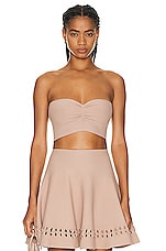 ALAÏA Bandeau Top in Nude ALA?A, view 1, click to view large image.
