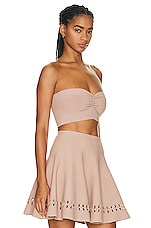 ALAÏA Bandeau Top in Nude ALA?A, view 2, click to view large image.