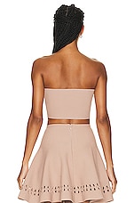 ALAÏA Bandeau Top in Nude ALA?A, view 3, click to view large image.