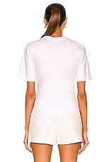 ALAÏA Corset T-Shirt in Blanc, view 4, click to view large image.