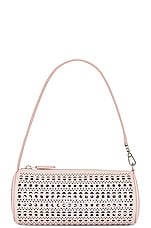 ALAÏA Tube Shoulder Bag in Rose Dragee, view 1, click to view large image.