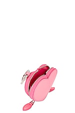 ALAÏA Mini Le Coeur Pouch in Candy, view 4, click to view large image.