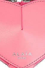 ALAÏA Mini Le Coeur Pouch in Candy, view 6, click to view large image.