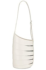 ALAÏA Medium Babel Bag in Ivoire, view 3, click to view large image.
