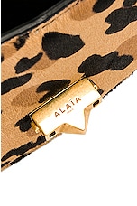 ALAÏA Small Le Papa Shoulder Bag in Brun Sepia, view 6, click to view large image.