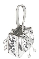 ALAÏA Rose Marie Bag in Argent, view 5, click to view large image.