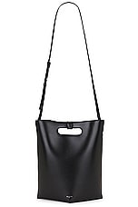 ALAÏA Folded Tote Bag in Noir, view 1, click to view large image.