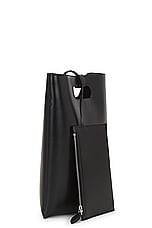 ALAÏA Folded Tote Bag in Noir, view 5, click to view large image.