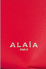 ALAÏA Folded Small Tote Bag in Rouge Vif, view 7, click to view large image.