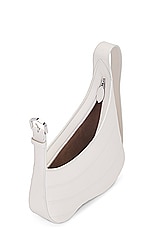 ALAÏA Djinn Zipped Hobo Bag in Ivorie, view 5, click to view large image.