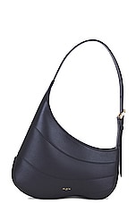 ALAÏA Djinn Zipped Hobo Bag in Noir, view 1, click to view large image.