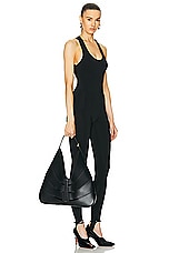 ALAÏA Delta Hobo Bag in Noir, view 2, click to view large image.