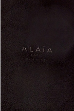 ALAÏA Mini Ring Bucket Bag in Noir, view 6, click to view large image.