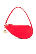 ALAÏA Le Demi-Coeur Bag in Rouge Vif, view 3, click to view large image.