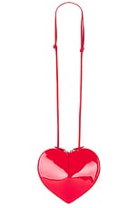 ALAÏA Le Coeur Bag in Rouge Vermillon, view 3, click to view large image.