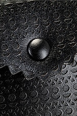ALAÏA Louise 24 Leather Perforated Clutch in Noir, view 7, click to view large image.