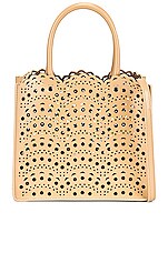 ALAIA Garance Vague Vienne Laser-Cut Phone Crossbody Bag