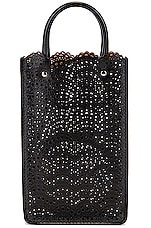 ALAÏA Garance Phone Bag in Noir, view 1, click to view large image.