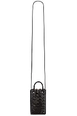 ALAÏA Garance Phone Bag in Noir, view 6, click to view large image.