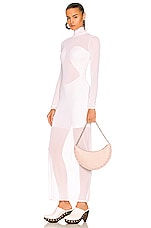 ALAÏA Le Demi-Lune Bag in Galet, view 2, click to view large image.