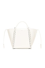ALAÏA Le Hinge Bag in Blanc Optique, view 1, click to view large image.