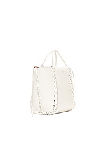 ALAÏA Le Hinge Bag in Blanc Optique, view 4, click to view large image.