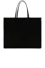 ALAÏA Big Tote Bag in Noir, view 2, click to view large image.