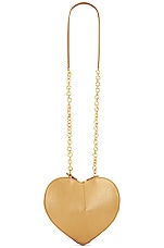 ALAÏA Le Coeur Chain Bag in Cuivre, view 3, click to view large image.