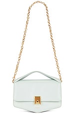 ALAÏA Le Papa Chain Bag in Menthe Pastel, view 1, click to view large image.