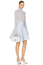 ALAÏA Le Papa Chain Bag in Menthe Pastel, view 2, click to view large image.