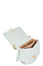 ALAÏA Le Papa Chain Bag in Menthe Pastel, view 6, click to view large image.