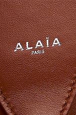 ALAÏA Small Babel Fringe Hobo Bag in Cognac, view 6, click to view large image.
