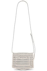ALAÏA Small Le Papa Shoulder Bag in Ivoire, view 3, click to view large image.