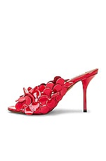 ALAÏA Confetti Mule in Red, view 5, click to view large image.