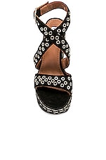 ALAÏA Espadrille Wedge in Noir, view 4, click to view large image.