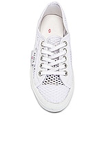ALAÏA Superga Sneaker in Blanc Casse, view 4, click to view large image.