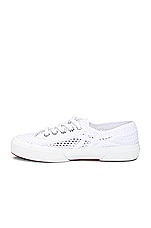 ALAÏA Superga Sneaker in Blanc Casse, view 5, click to view large image.